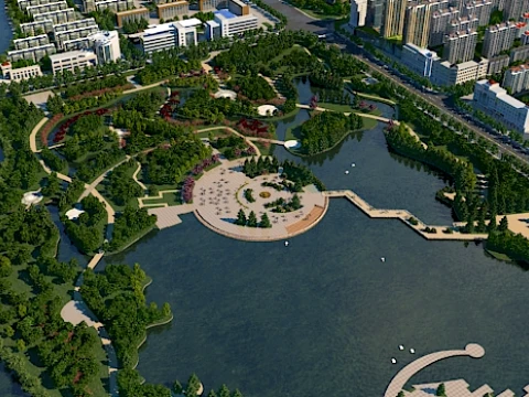 City park 3D Model