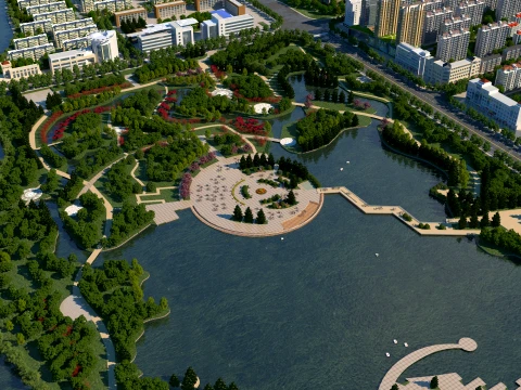 City park 3D Model