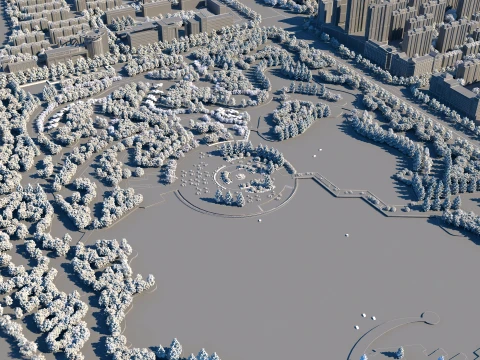 City park 3D Model