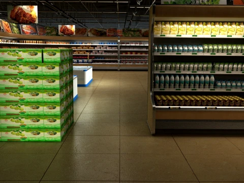 Supermarket 3D Model