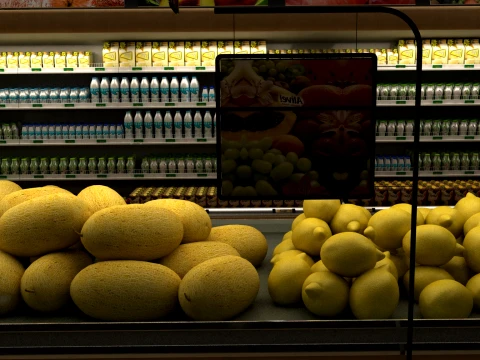 Supermarket 3D Model