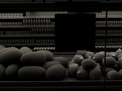 Supermarket 3D Model