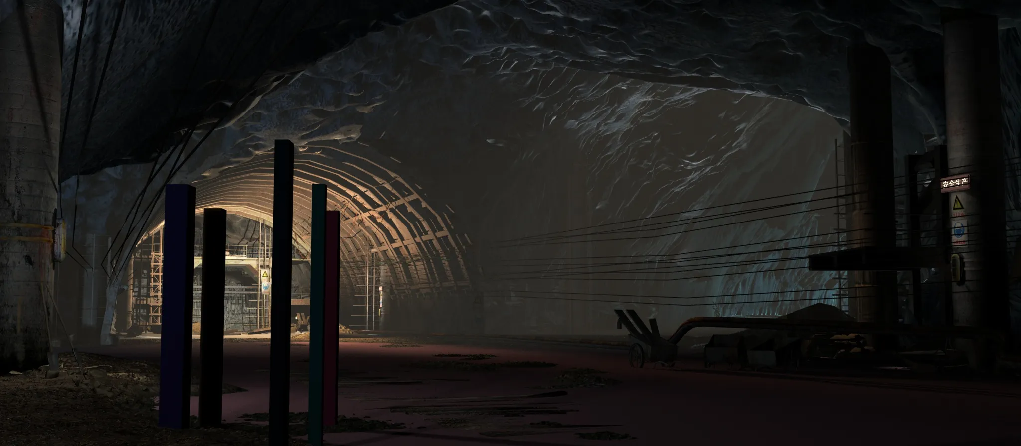 Tunnel 3D Model .c4d .max .obj .3ds .fbx .stl .blend 
