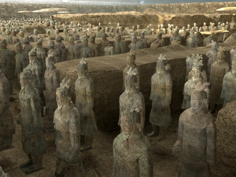 Terra Cotta Warriors 3D Model