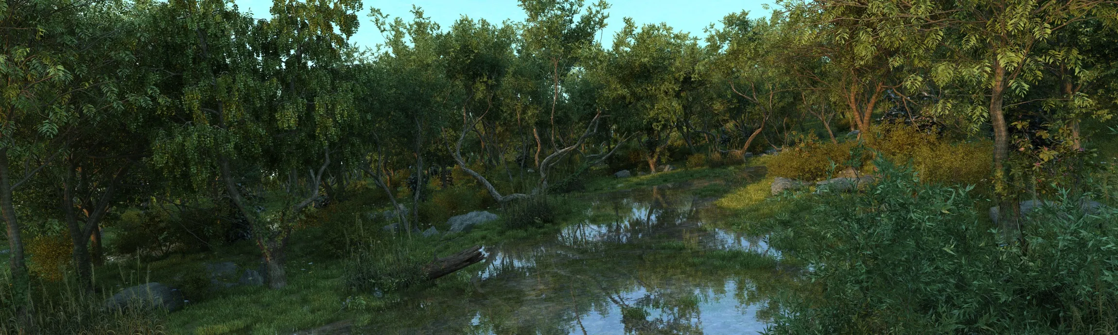 Wetland 3D Model .c4d .max .obj .3ds .fbx .stl .blend 