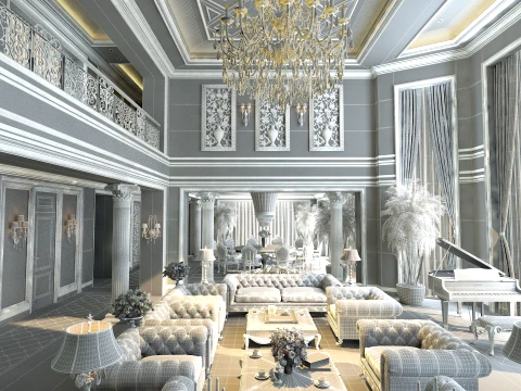 Living room 3D Model