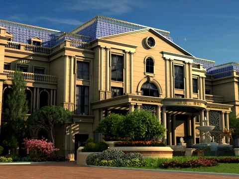 Villa 3D Model