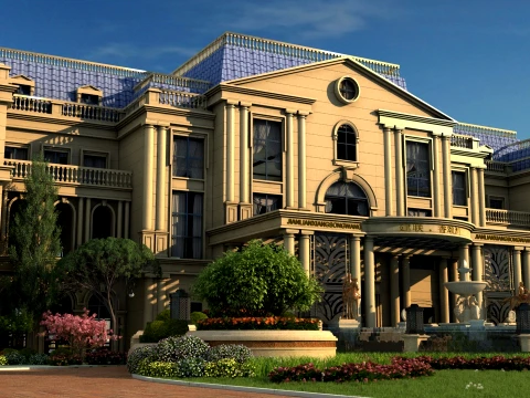 Villa 3D Model