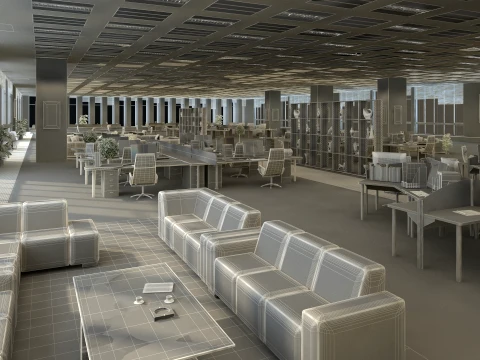 Office building 3D Model