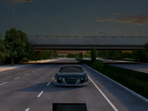 Highway 3D Model