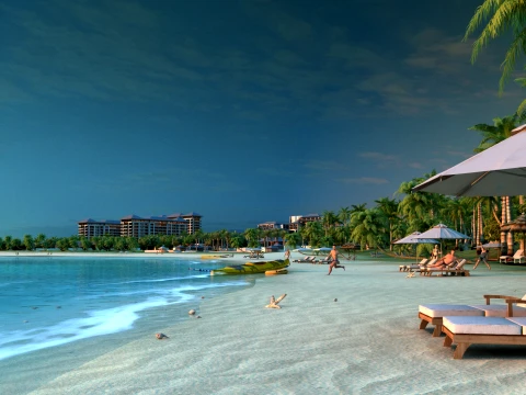 Beach 3D Model