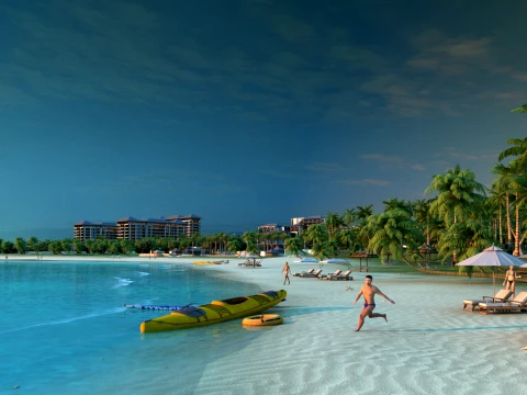 Beach 3D Model