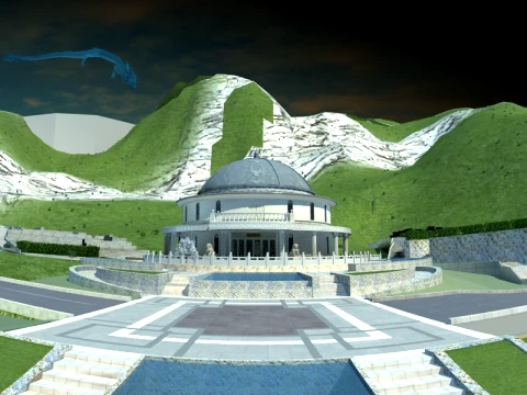 Jiugong Mountain 3D Model