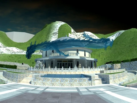 Jiugong Mountain 3D Model