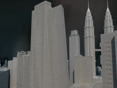 Urban architecture 3D Model