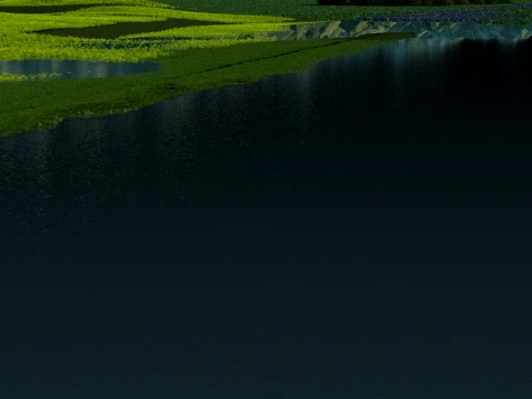 Qinghai Lake 3D Model