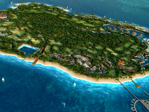 Island 3D Model