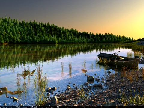 Riverside 3D Model