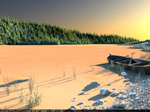Riverside 3D Model