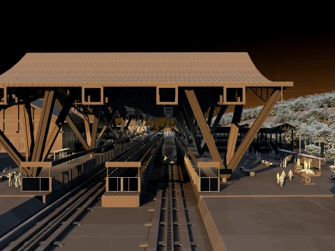 Station 3D Model