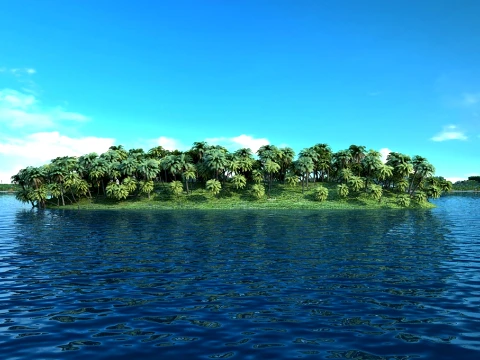 Island 3D Model