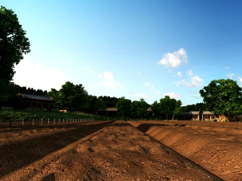 Farmland 3D Model