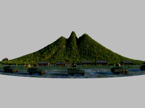 Motorcade 3D Model