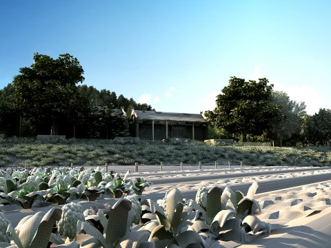 Farmland 3D Model