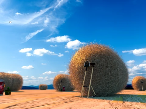 Desert 3D Model