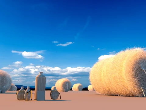 Desert 3D Model