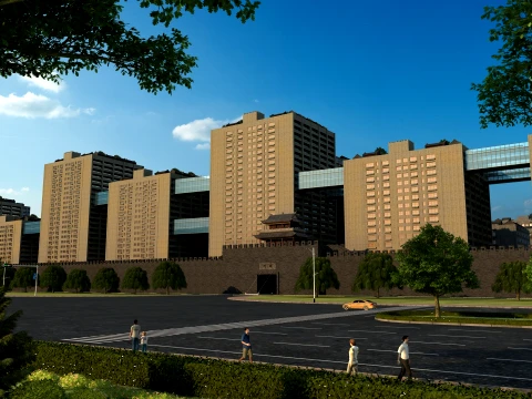 Urban architecture 3D Model