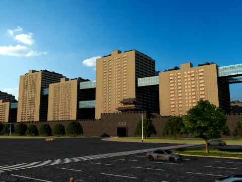 Urban architecture 3D Model