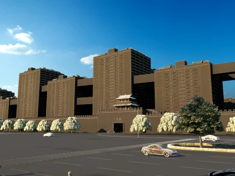 Urban architecture 3D Model
