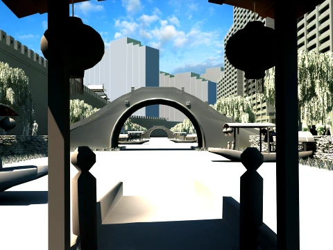 Urban architecture 3D Model
