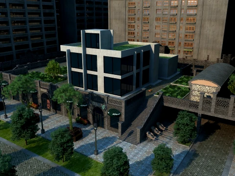 Urban architecture 3D Model