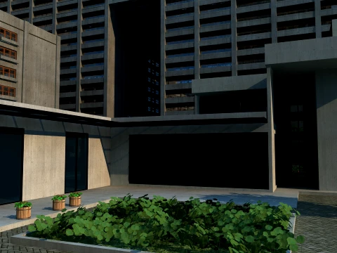 Urban architecture 3D Model