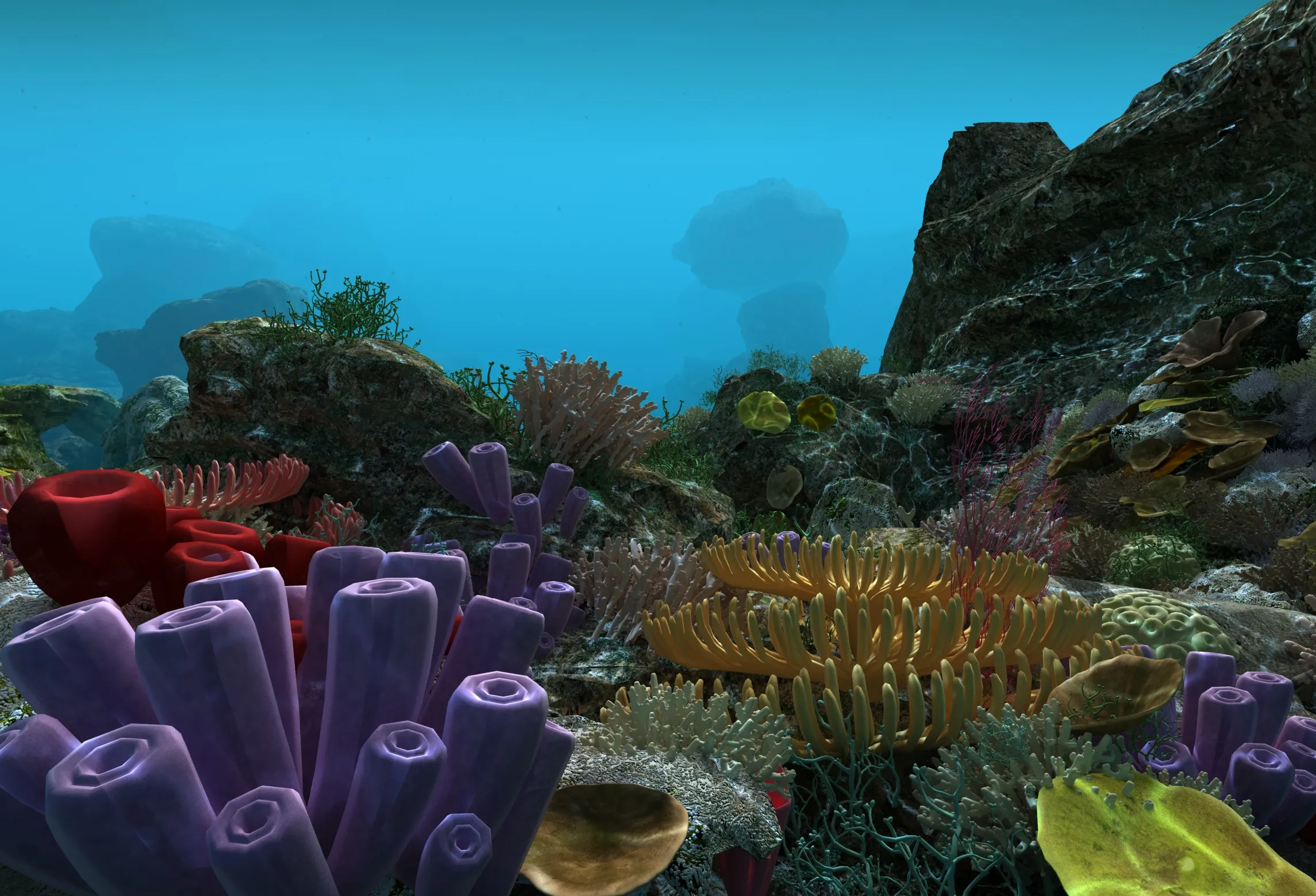 Undersea 3D Model .c4d .max .obj .3ds .fbx .stl .blend 