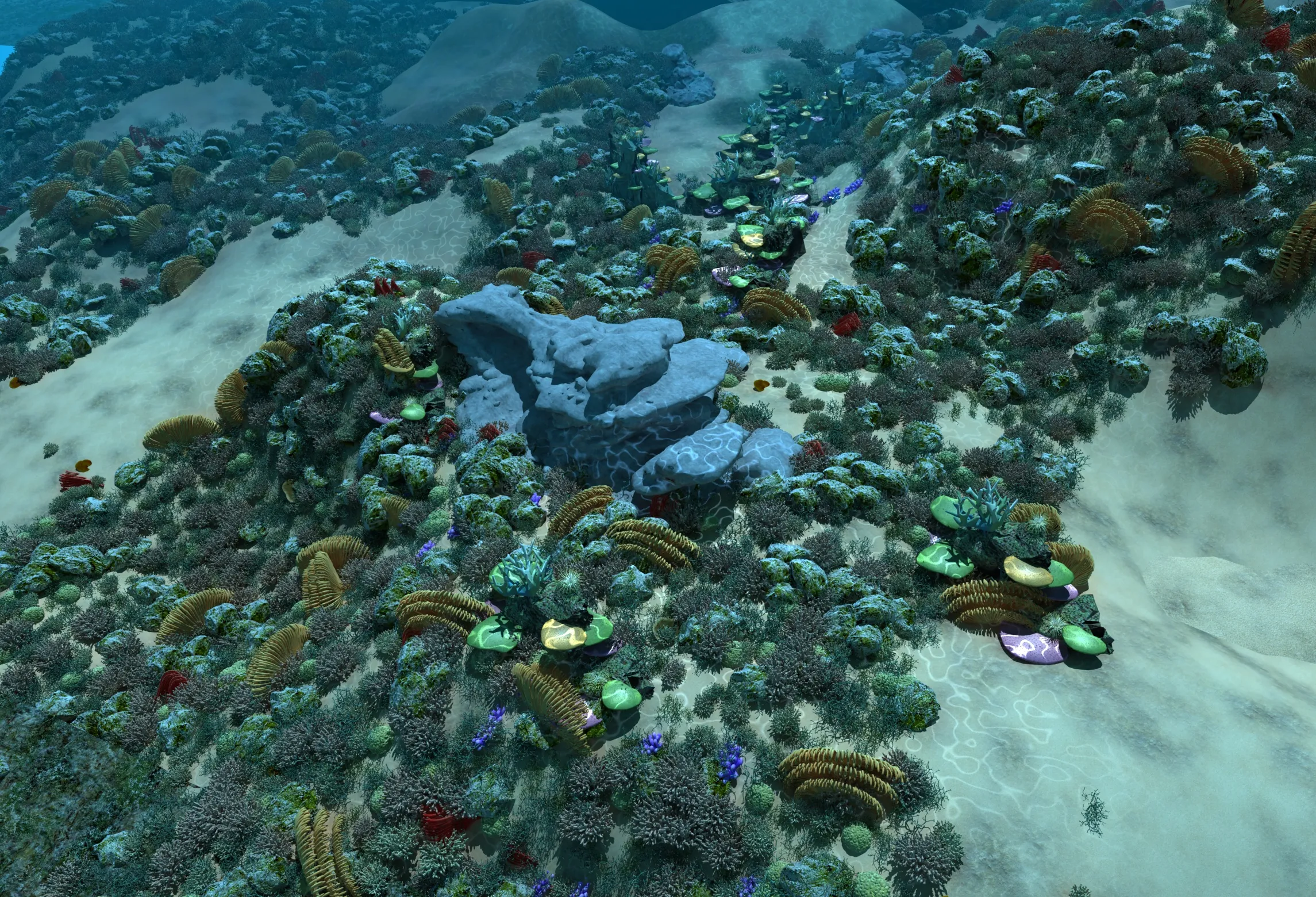 Undersea 3D Model .c4d .max .obj .3ds .fbx .stl .blend 