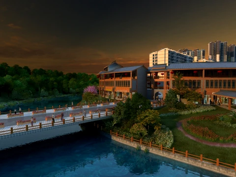 Urban architecture 3D Model