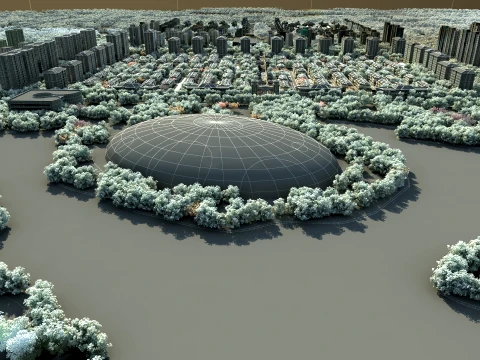 Urban architecture 3D Model