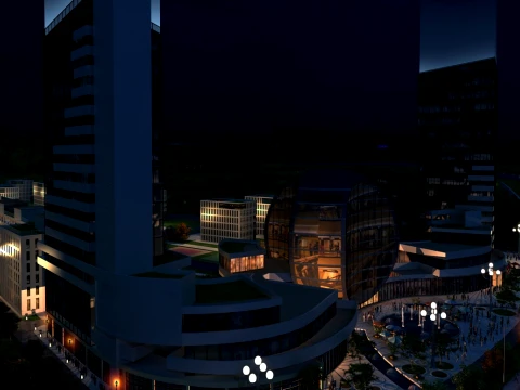 Urban architecture 3D Model
