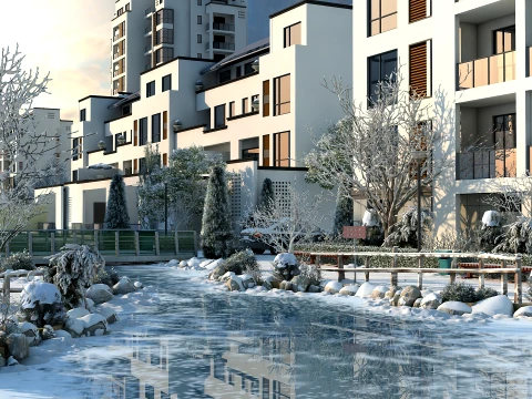 Urban architecture 3D Model