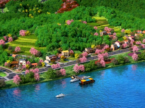 Resort 3D Model