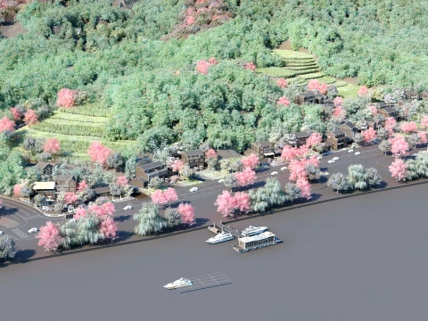 Resort 3D Model