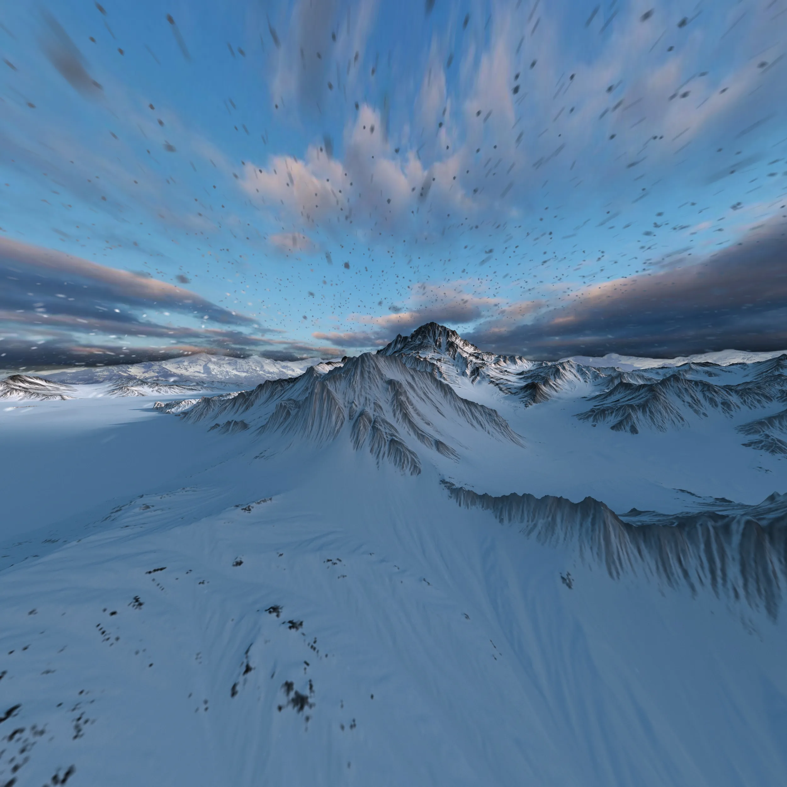 Glacier 3D Model .c4d .max .obj .3ds .fbx .stl .blend 