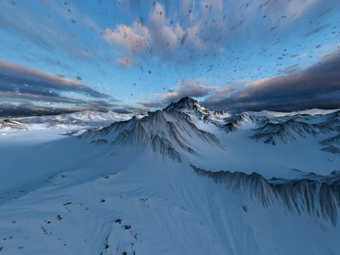 Glacier 3D Model