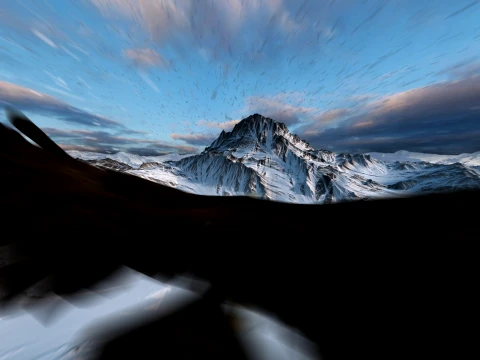 Glacier 3D Model