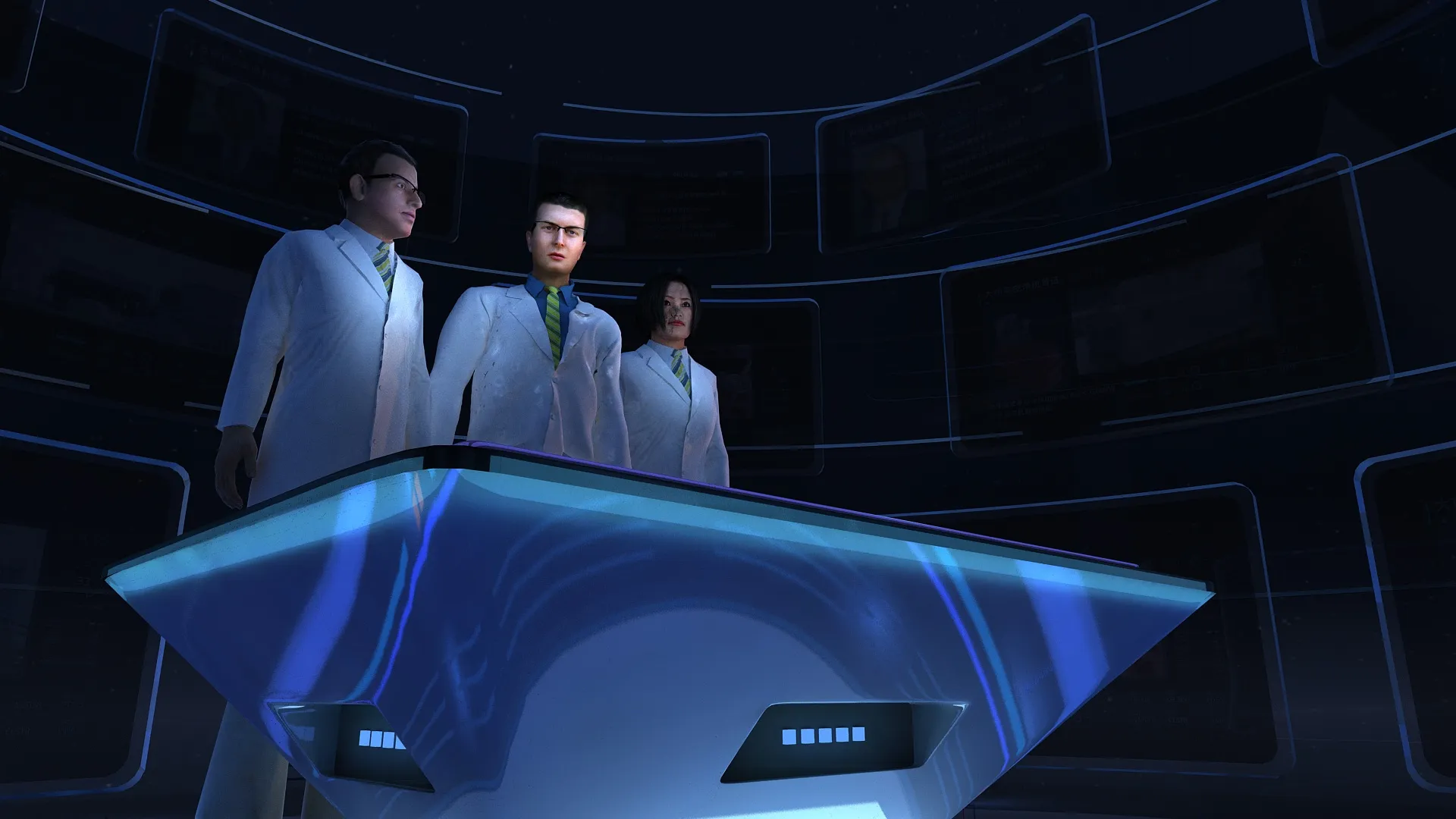 Scientific and technical personnel 3D Model .c4d .max .obj .3ds .fbx .stl .blend 