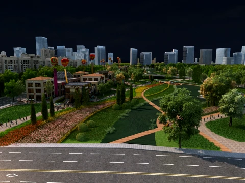 Urban architecture 3D Model