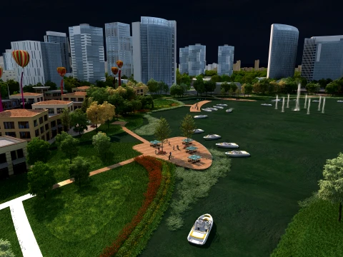 Urban architecture 3D Model